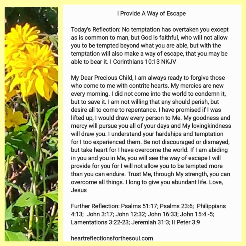 I Provide A Way of&nbsp;Escape